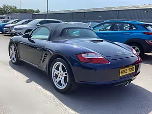 Used 2008 Porsche Boxster 987 Black Leather Blue - Interior and Exterior details 12