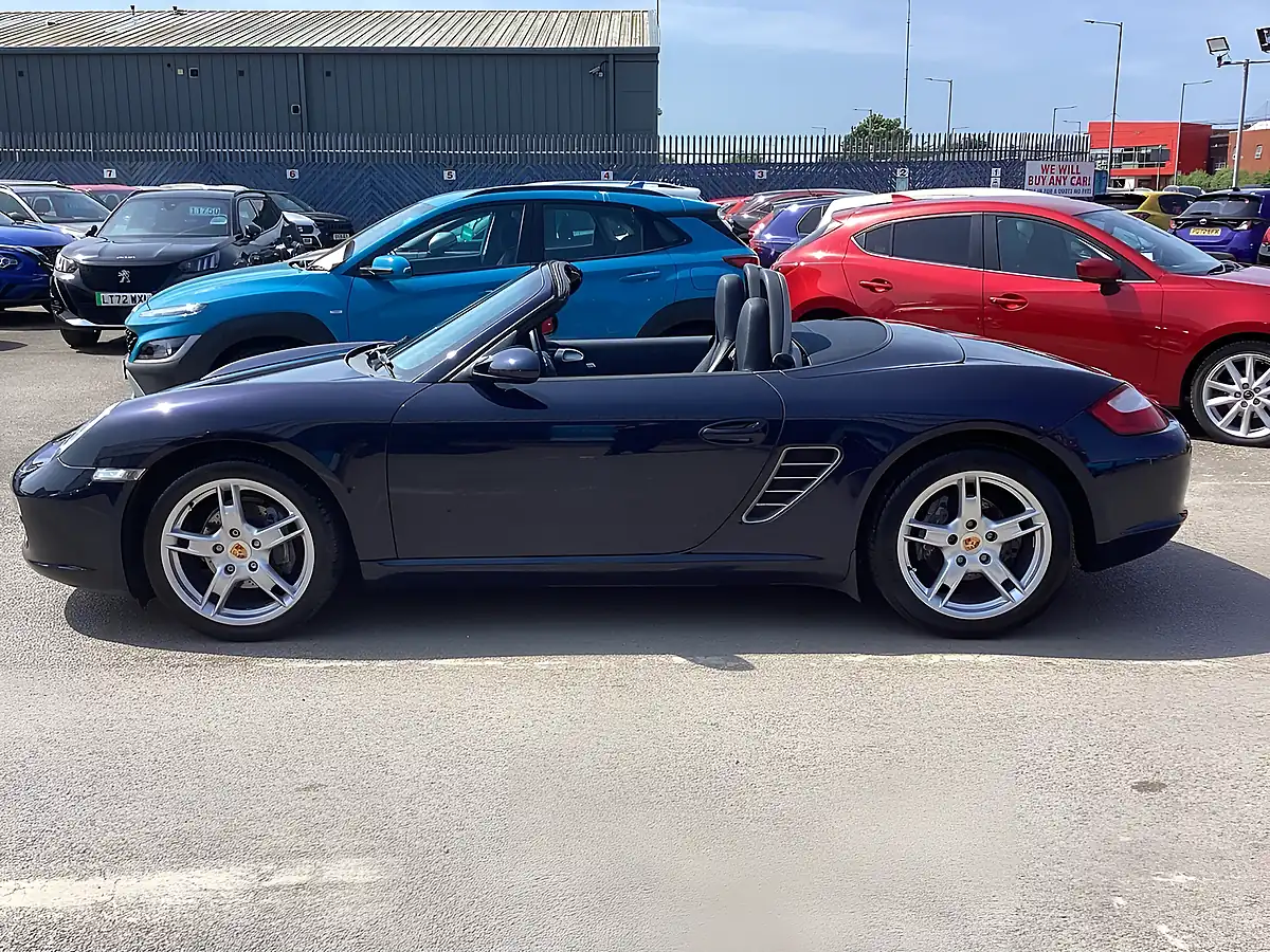 Used 2008 Porsche Boxster 987 Black Leather Blue - Interior and Exterior details 15