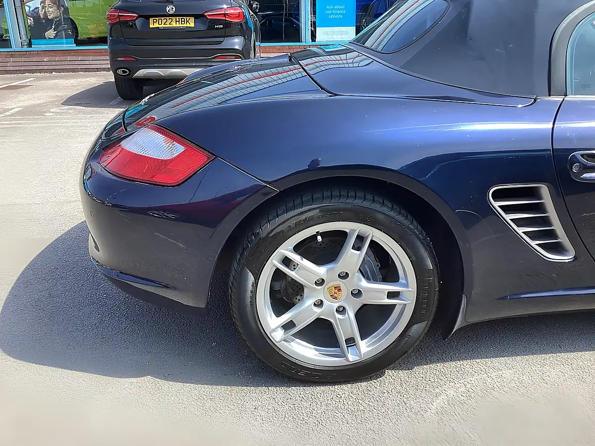 Used 2008 Porsche Boxster 987 Black Leather Blue - Interior and Exterior details 16