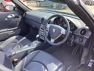 Used 2008 Porsche Boxster 987 Black Leather Blue - Interior and Exterior details 4