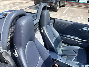 Used 2008 Porsche Boxster 987 Black Leather Blue - Interior and Exterior details 5