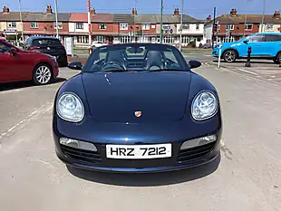 Used 2008 Porsche Boxster 987 Black Leather Blue - Interior and Exterior details 7