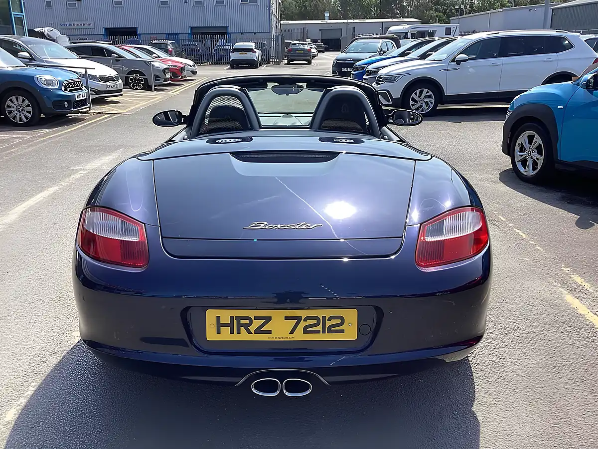 Used 2008 Porsche Boxster 987 Black Leather Blue - Interior and Exterior details 8