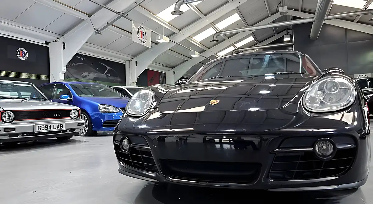 Used 2008 Porsche Cayman 987 Coupe Black - Interior and Exterior details 12
