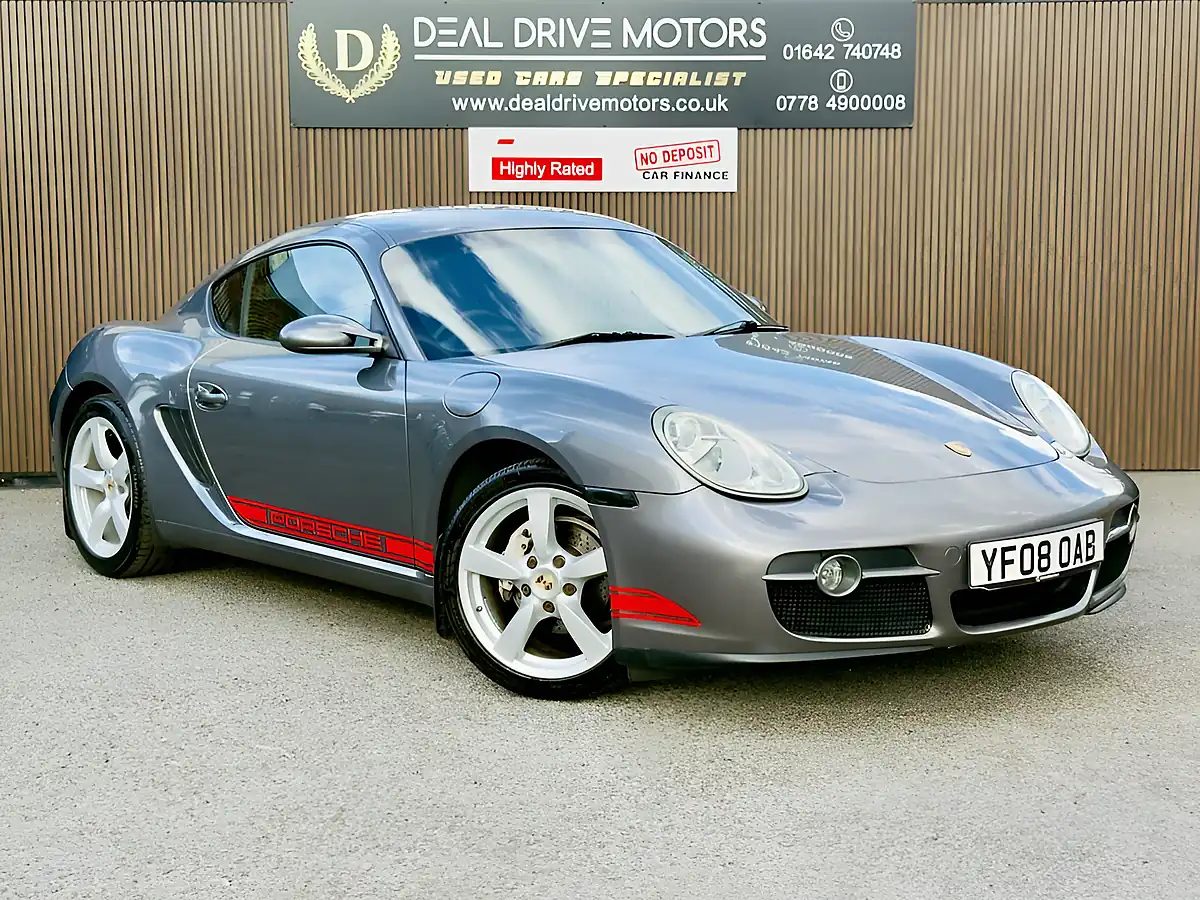 Used 2008 Porsche Cayman 987 Coupe Grey - Front View