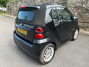 Used 2008 Smart Fortwo Passion Cabriolet Black - Interior and Exterior details 7
