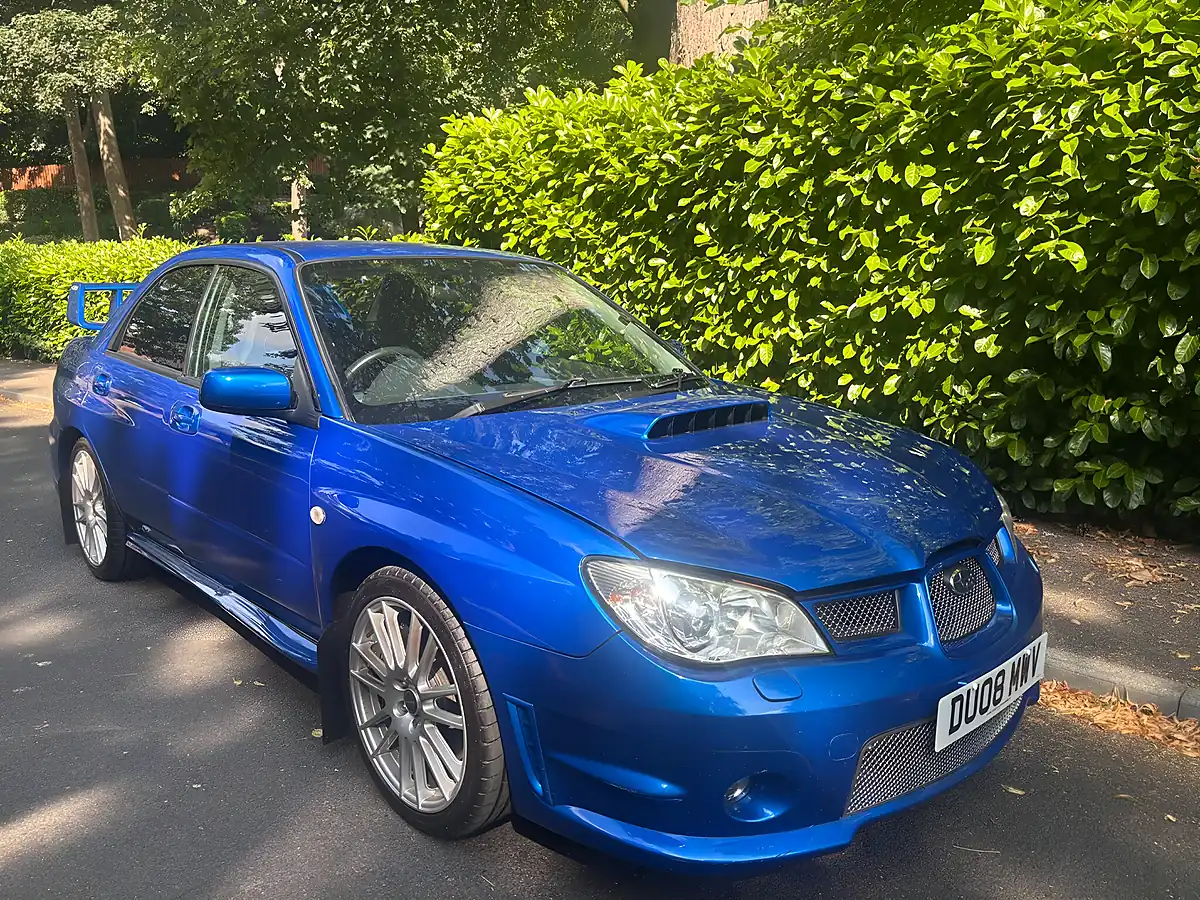 Used 2008 Subaru Impreza Wrx GB270 Wr Blue Mica - Front View