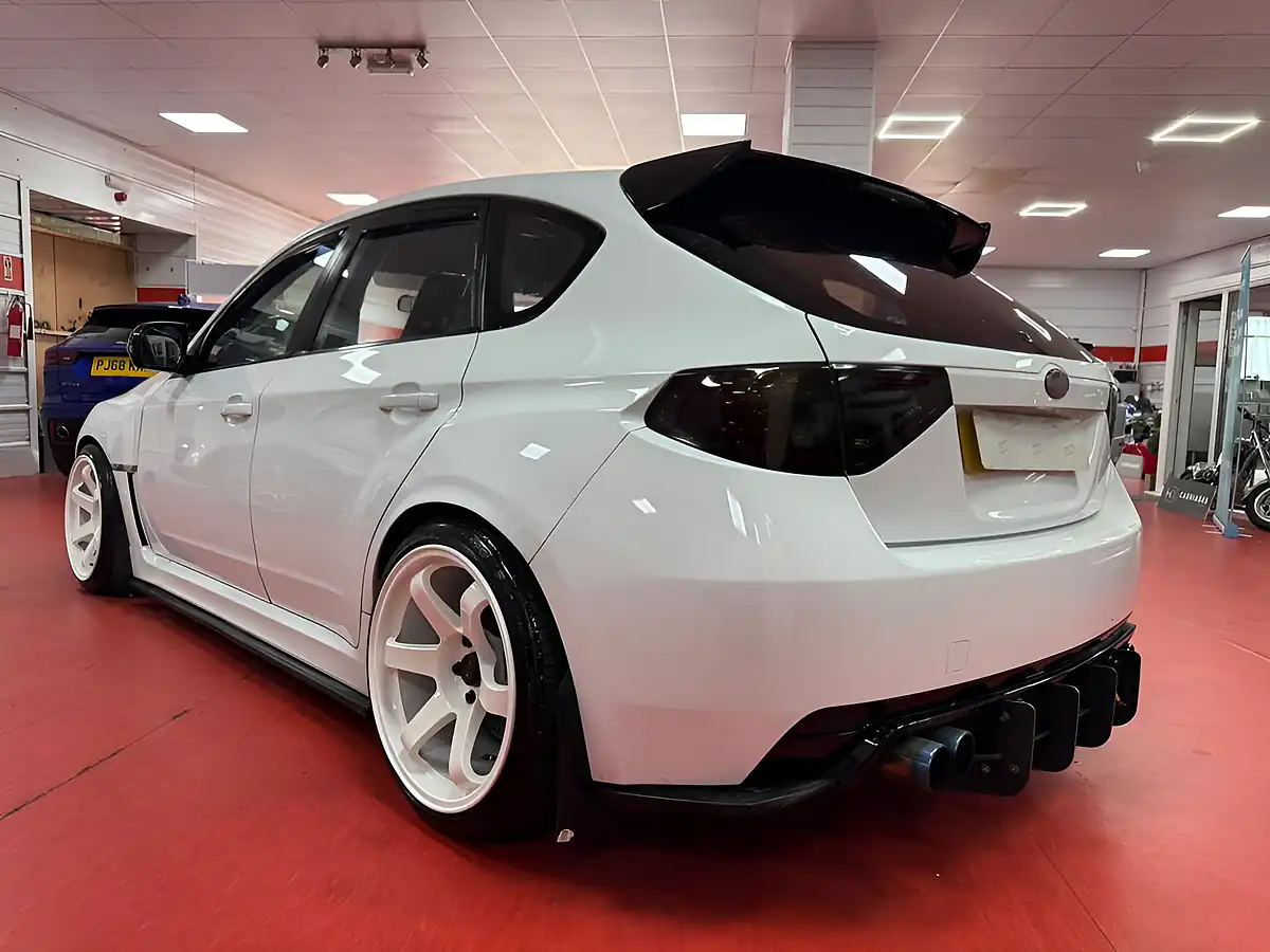 Used 2008 Subaru Impreza Wrx Sti Type Uk White - Interior and Exterior details 11