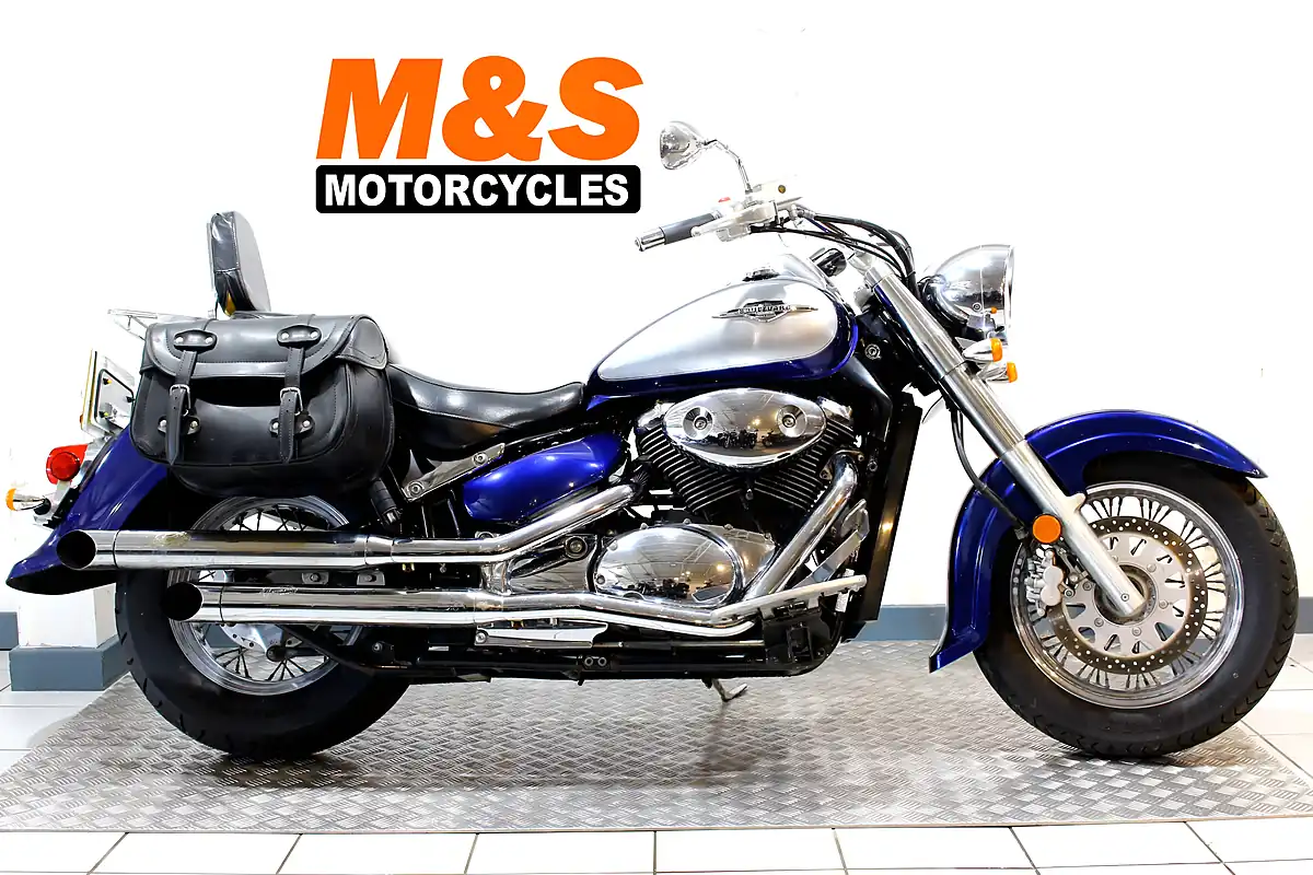 Used 2008 Suzuki VL800 Volusia Blue - Front View