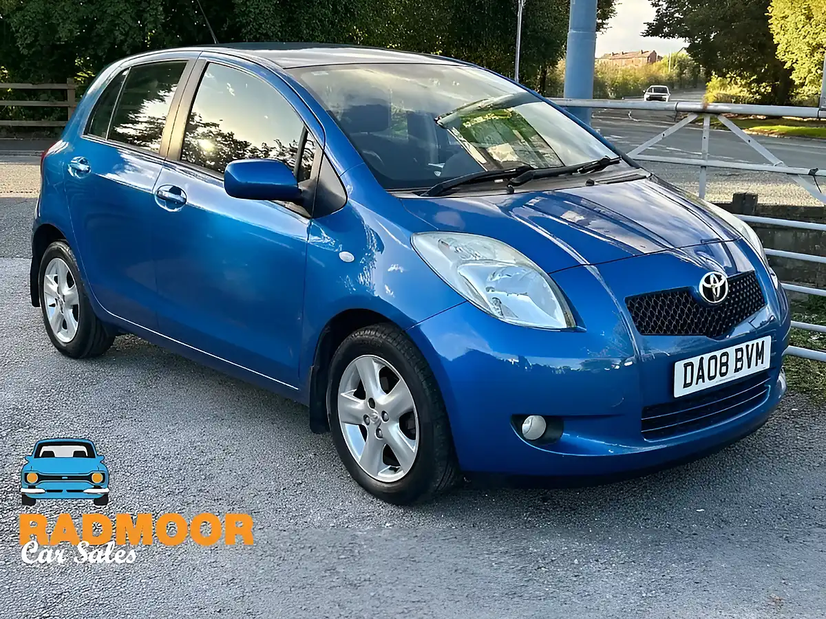 Used 2008 Toyota Yaris Spirit Blue - Front View