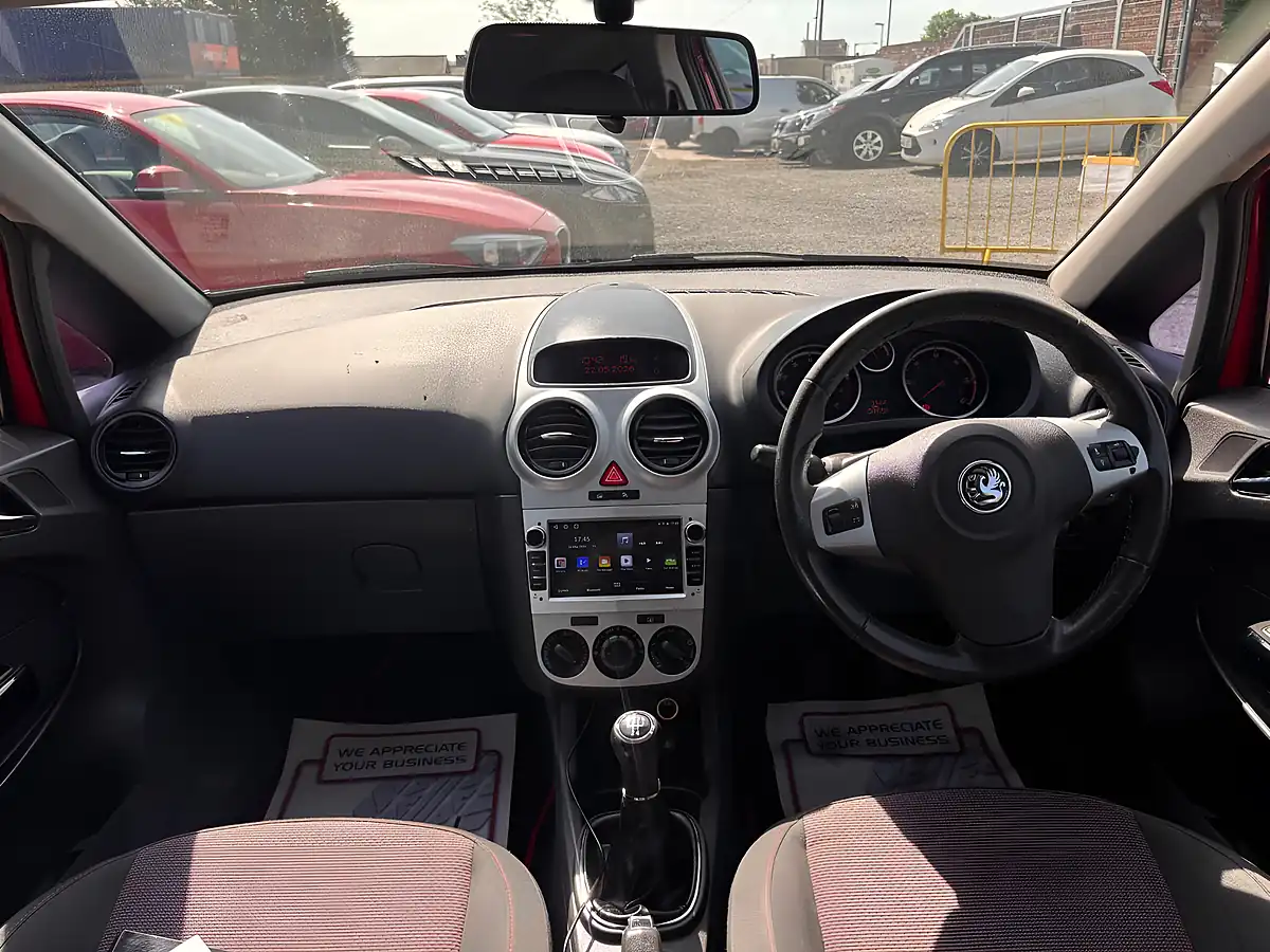 Used 2008 Vauxhall Corsa Sxi Red - Interior and Exterior details 14