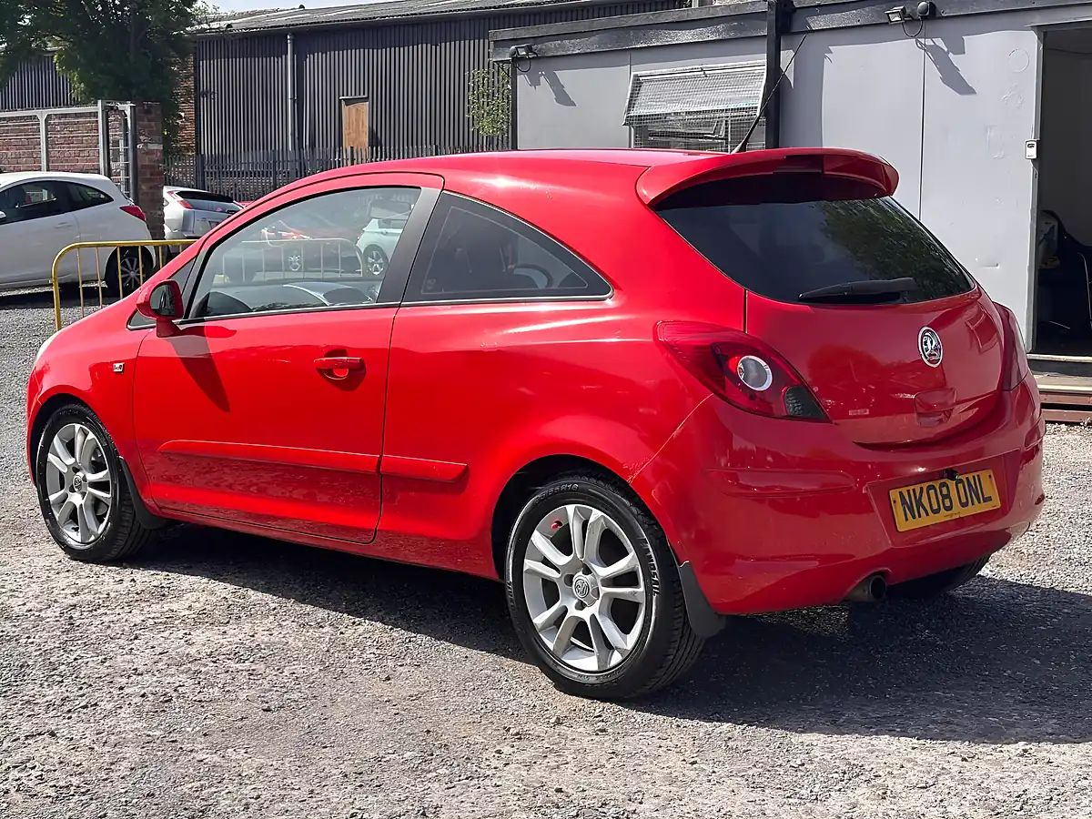 Used 2008 Vauxhall Corsa Sxi Red - Interior and Exterior details 5