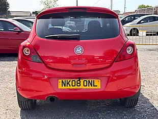 Used 2008 Vauxhall Corsa Sxi Red - Interior and Exterior details 6