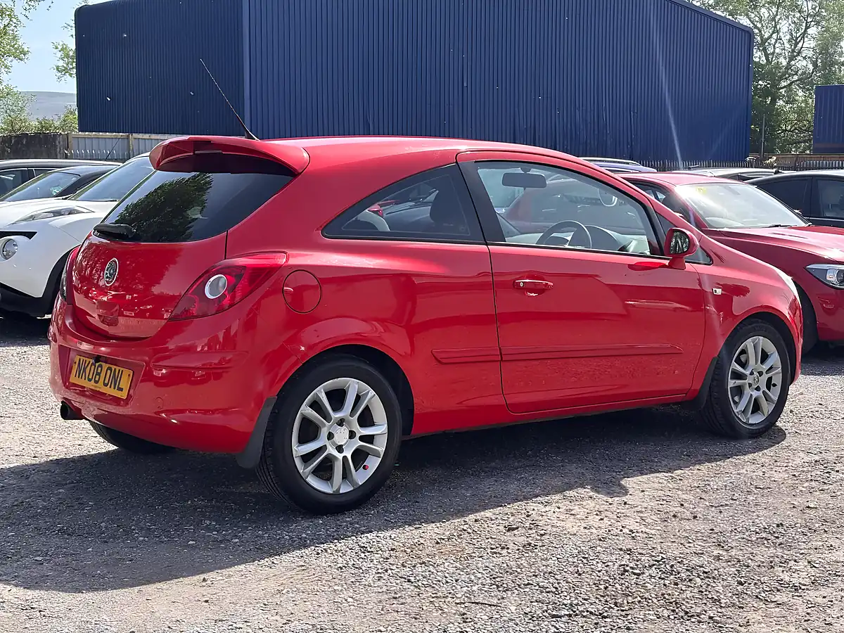 Used 2008 Vauxhall Corsa Sxi Red - Interior and Exterior details 7