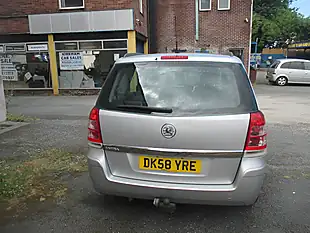 Used 2008 Vauxhall Zafira Life Silver - Interior and Exterior details 5