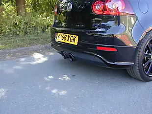 Used 2008 Volkswagen Golf R32 Black - Interior and Exterior details 10