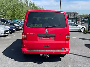 Used 2008 Volkswagen Transporter Shuttle T30 Se Red - Interior and Exterior details 2