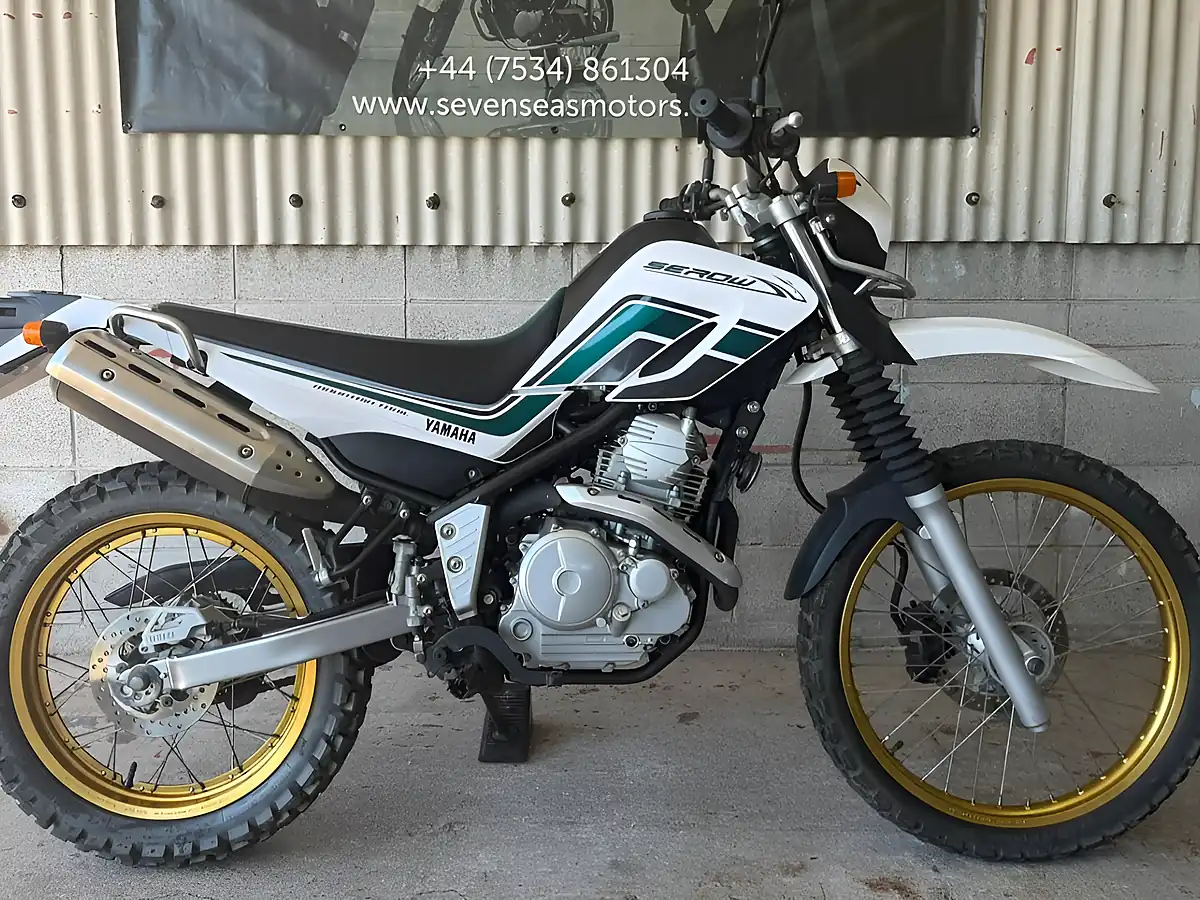 Used 2008 Yamaha Serow White - Interior and Exterior details 2