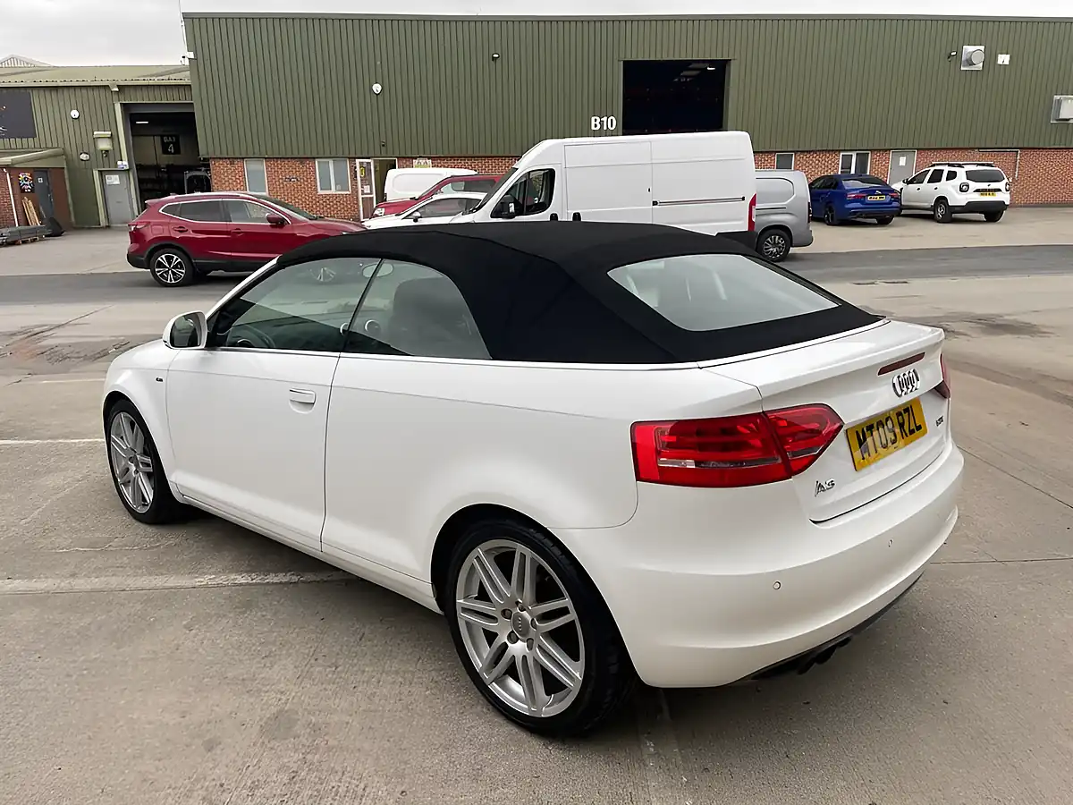 Used 2009 Audi A3 Cabriolet S Line White - Interior and Exterior details 3