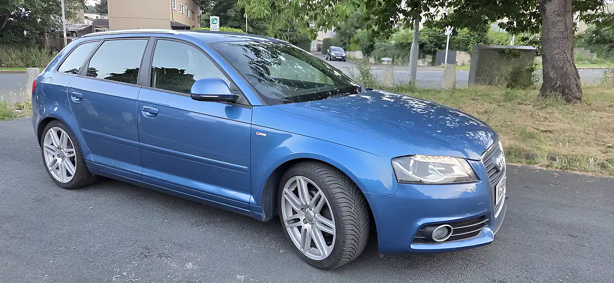 Used 2009 Audi A3 S Line Blue - Front View