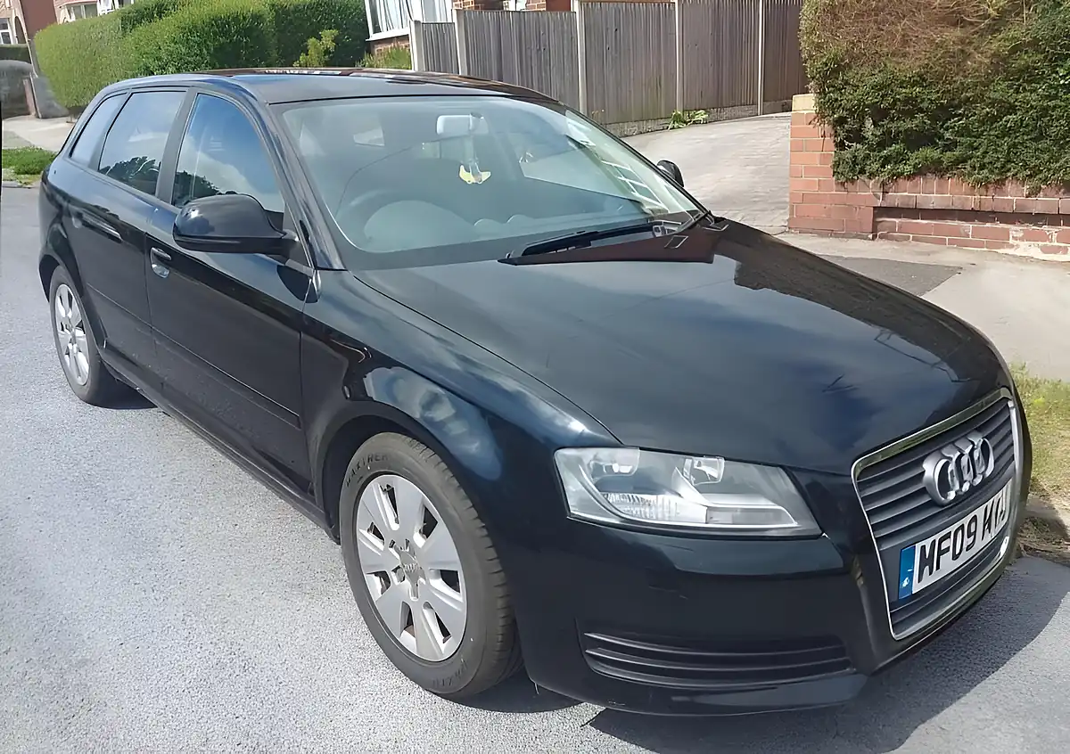 Used 2009 Audi A3 Sportback Black - Front View