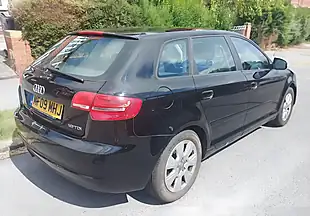 Used 2009 Audi A3 Sportback Black - Interior and Exterior details 3