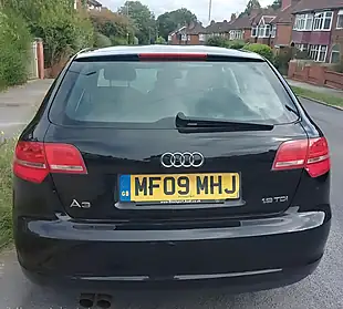 Used 2009 Audi A3 Sportback Black - Interior and Exterior details 8