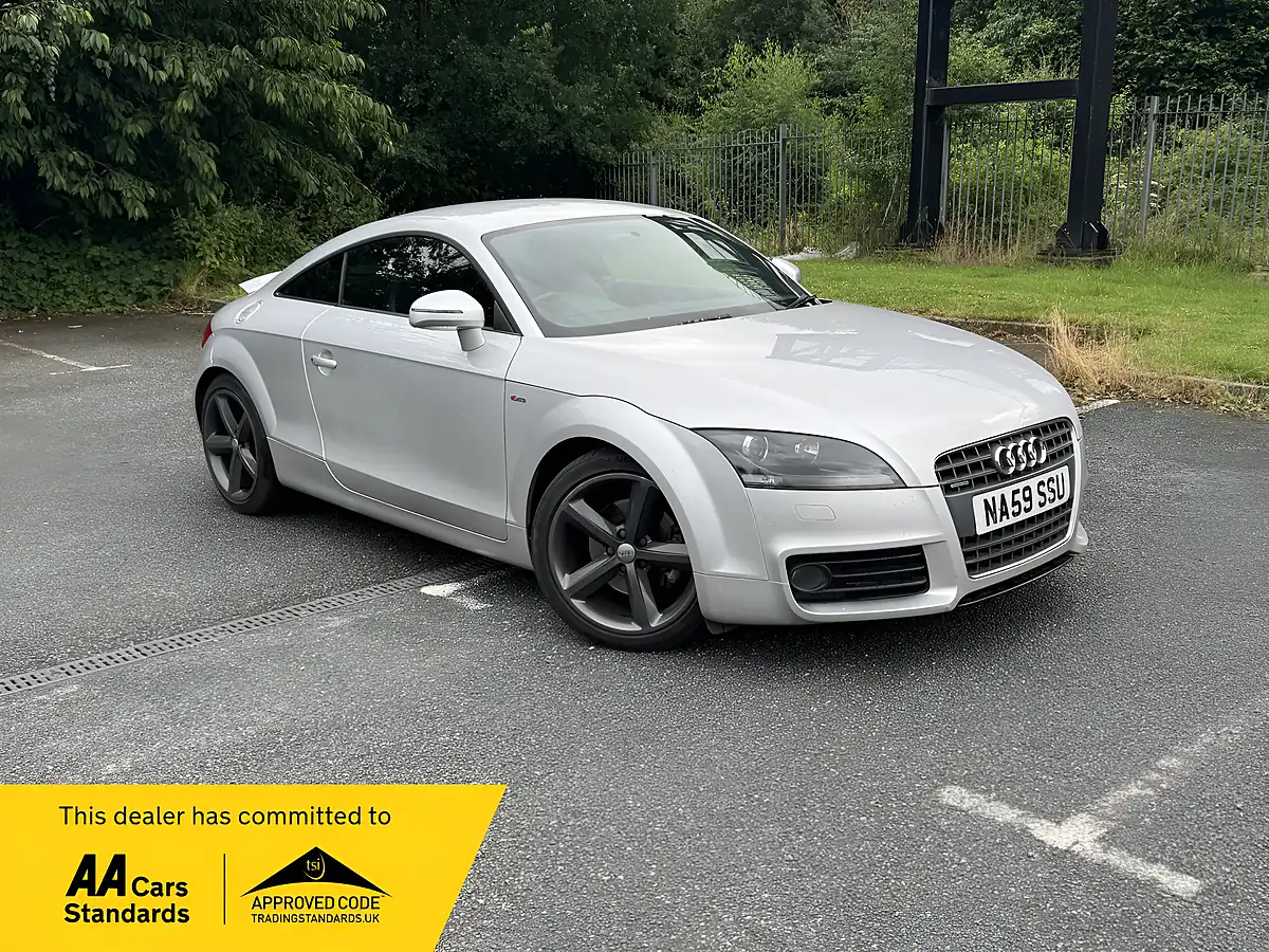 Used 2009 Audi Tt S Line Silver - Front View