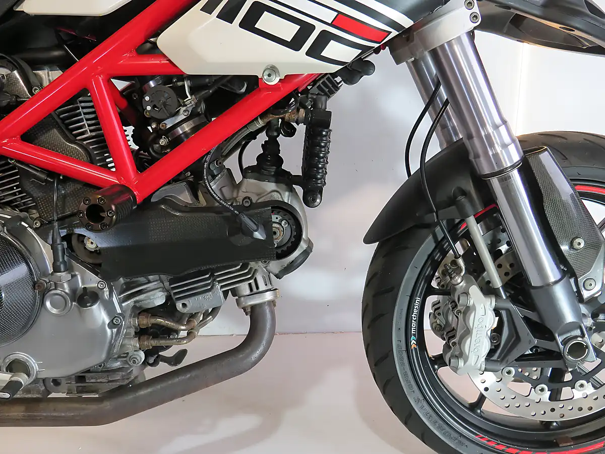 Used 2009 Ducati Hypermotard 1100 White - Interior and Exterior details 16