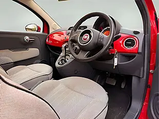 Used 2009 Fiat 500 Lounge Red - Interior and Exterior details 8
