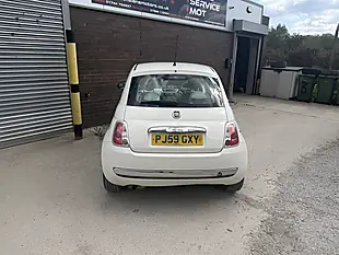 Used 2009 Fiat 500 Lounge White - Interior and Exterior details 11