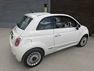 Used 2009 Fiat 500 Lounge White - Interior and Exterior details 13