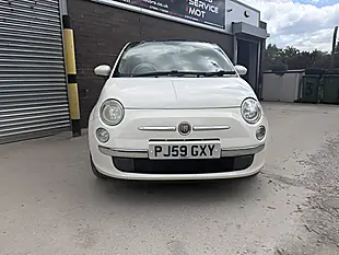Used 2009 Fiat 500 Lounge White - Interior and Exterior details 3