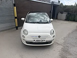Used 2009 Fiat 500 Lounge White - Interior and Exterior details 4