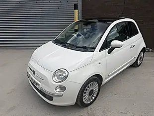 Used 2009 Fiat 500 Lounge White - Interior and Exterior details 5