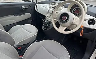 Used 2009 Fiat 500 Lounge White - Interior and Exterior details 16