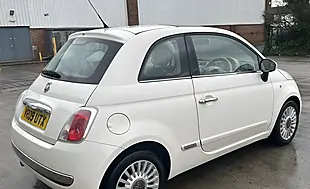 Used 2009 Fiat 500 Lounge White - Interior and Exterior details 2