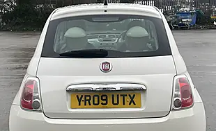 Used 2009 Fiat 500 Lounge White - Interior and Exterior details 3