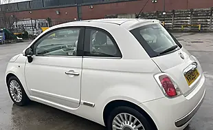 Used 2009 Fiat 500 Lounge White - Interior and Exterior details 4