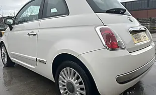 Used 2009 Fiat 500 Lounge White - Interior and Exterior details 6
