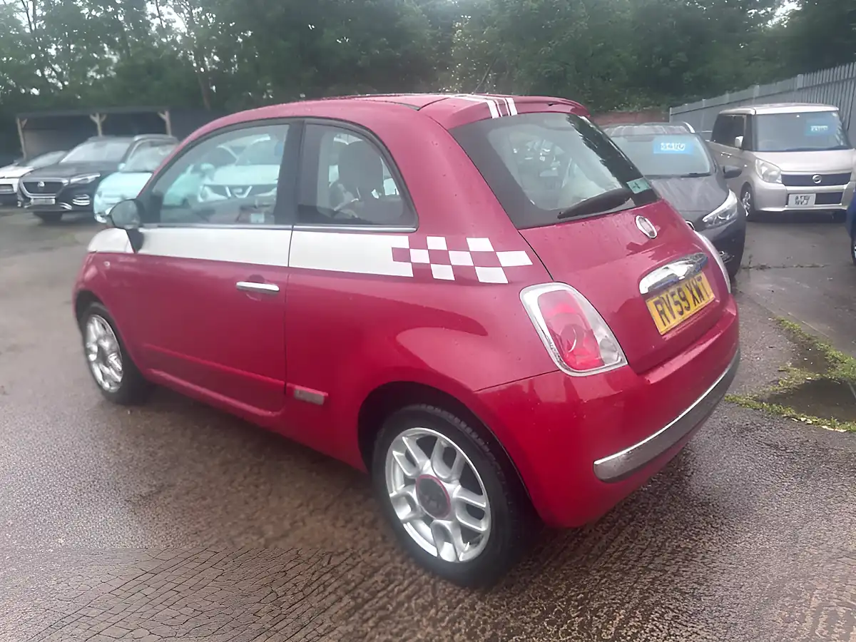 Used 2009 Fiat 500 Pop Red - Interior and Exterior details 10