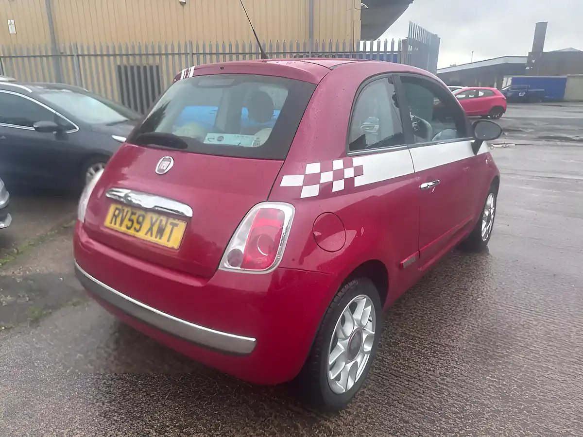 Used 2009 Fiat 500 Pop Red - Interior and Exterior details 2