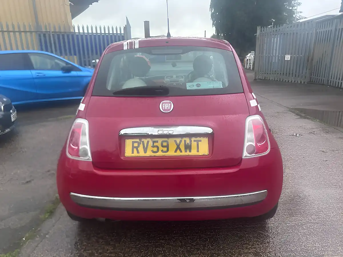 Used 2009 Fiat 500 Pop Red - Interior and Exterior details 4