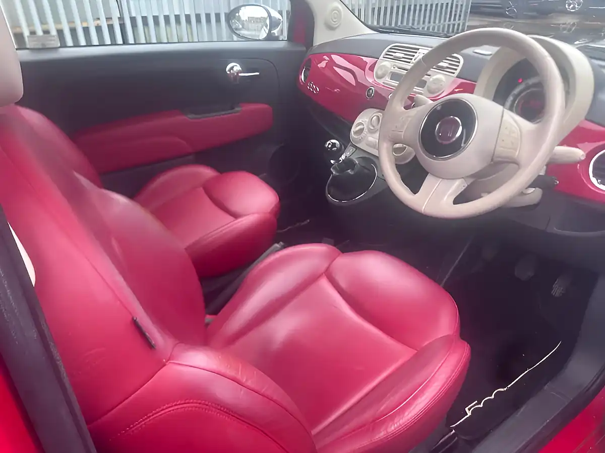 Used 2009 Fiat 500 Pop Red - Interior and Exterior details 6