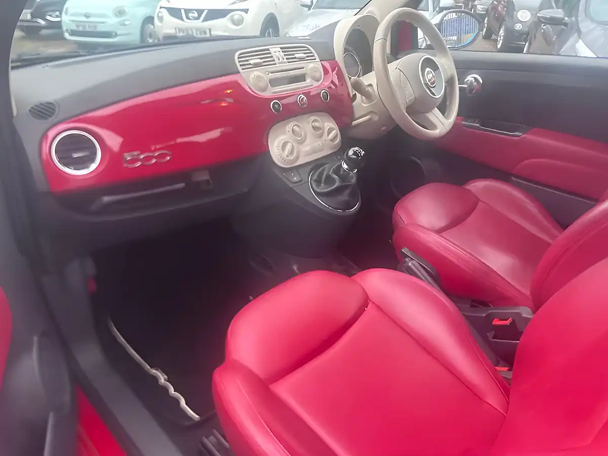 Used 2009 Fiat 500 Pop Red - Interior and Exterior details 7