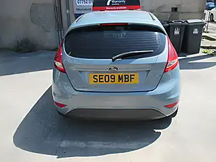 Used 2009 Ford Fiesta Style Blue - Interior and Exterior details 3