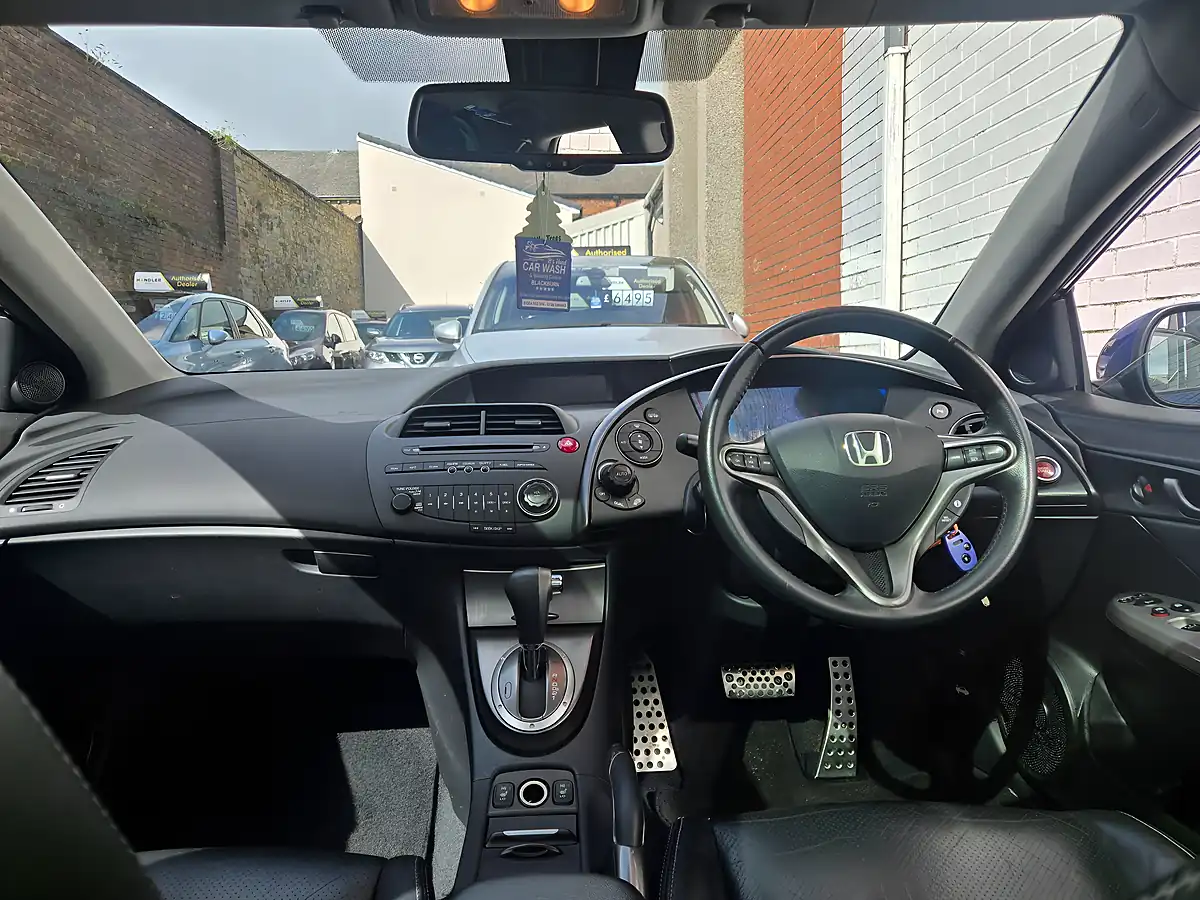 Used 2009 Honda Civic Ex Blue - Interior and Exterior details 11