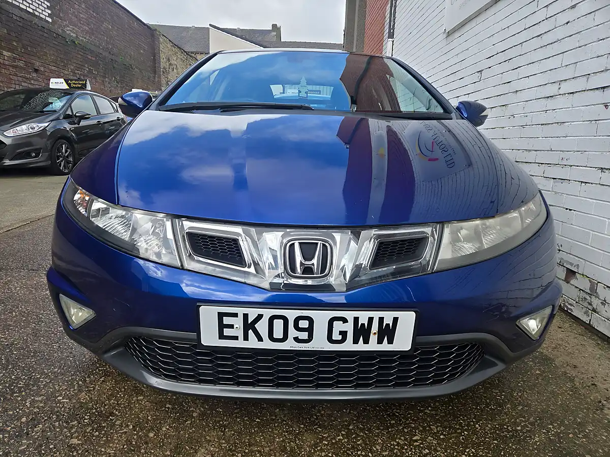 Used 2009 Honda Civic Ex Blue - Interior and Exterior details 2
