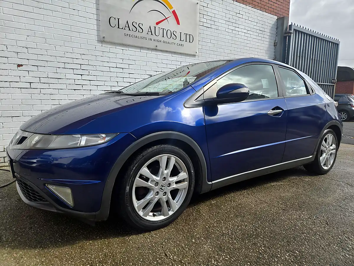 Used 2009 Honda Civic Ex Blue - Interior and Exterior details 3