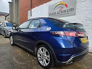 Used 2009 Honda Civic Ex Blue - Interior and Exterior details 4